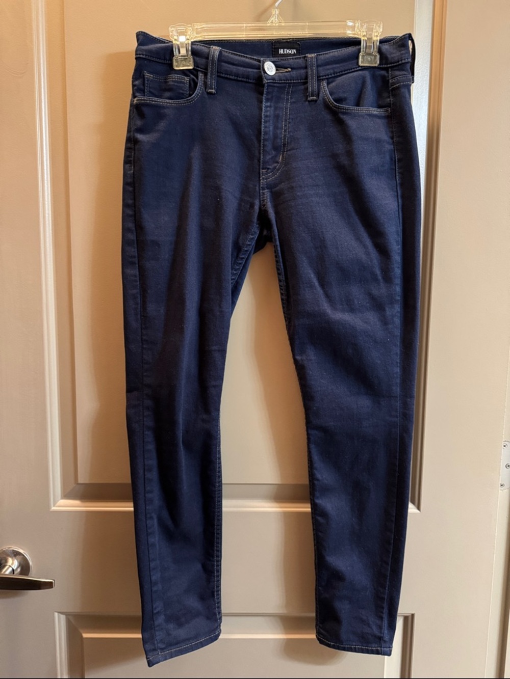 Hudson Krista Low Rise Skinny Ankle Jeans - Deep Navy